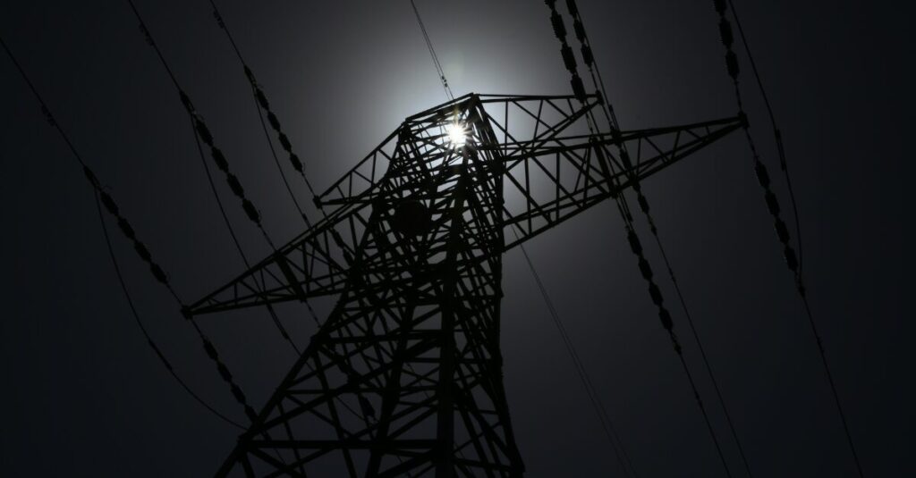 Black out after energy resilience failures
