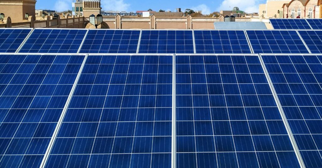 Solar system on a small business