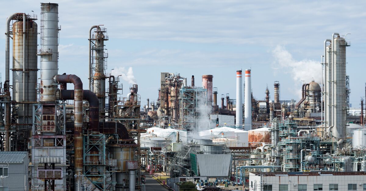 Gas production and storage facility